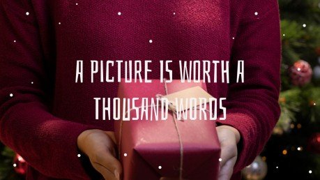 Weihnachtsgeschenke Präsentationsvorlage