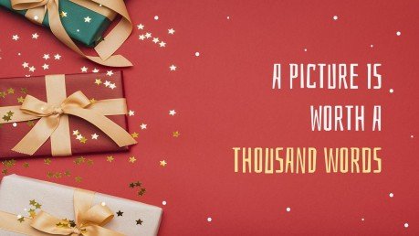 Weihnachtsgeschenke Präsentationsvorlage