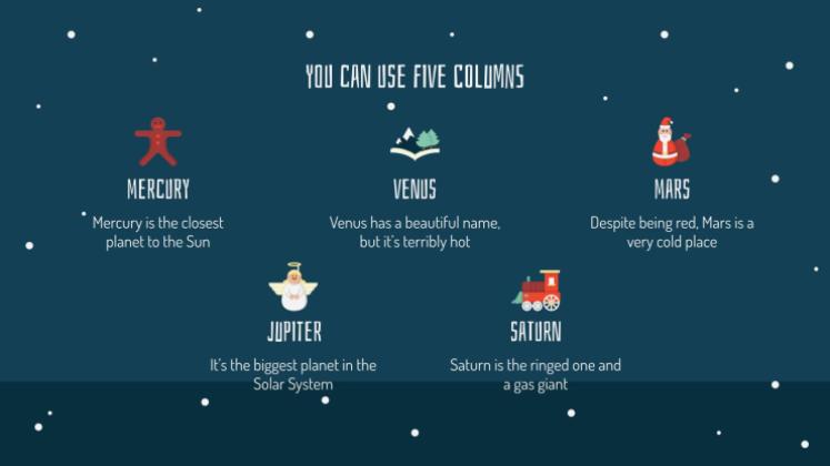 Weihnachtsgeschenke Präsentationsvorlage