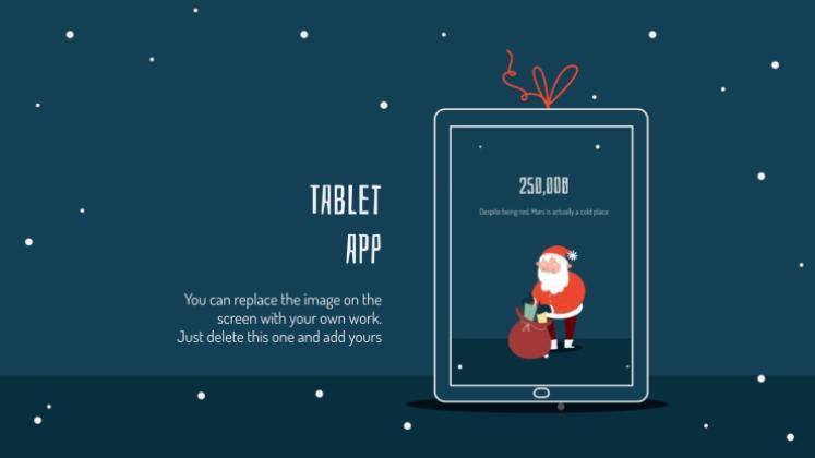 Weihnachtsgeschenke Präsentationsvorlage