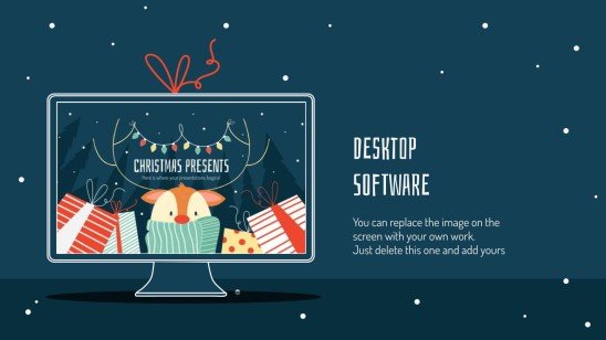Weihnachtsgeschenke Präsentationsvorlage