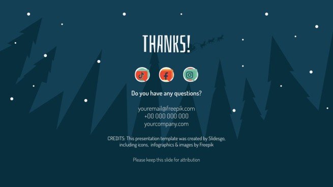 Weihnachtsgeschenke Präsentationsvorlage