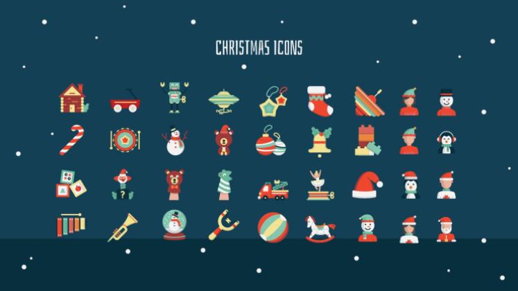 Weihnachtsgeschenke Präsentationsvorlage