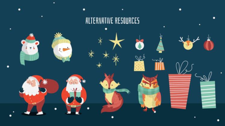 Weihnachtsgeschenke Präsentationsvorlage