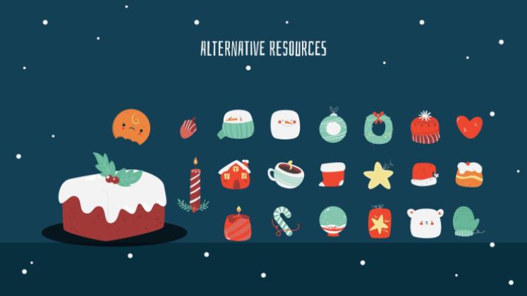 Weihnachtsgeschenke Präsentationsvorlage