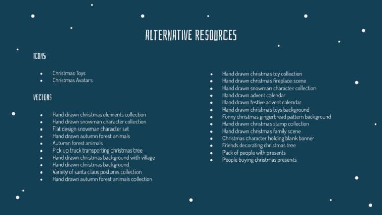 Weihnachtsgeschenke Präsentationsvorlage