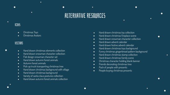 Weihnachtsgeschenke Präsentationsvorlage