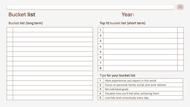 연간 기분 추적 가이드 프레젠테이션 템플릿