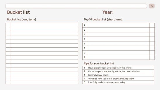 연간 기분 추적 가이드 프레젠테이션 템플릿