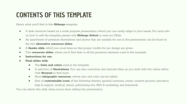 CSR Report presentation template 