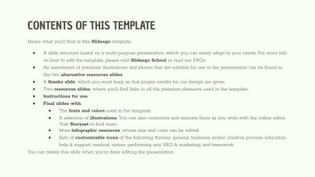 CSR Report presentation template 