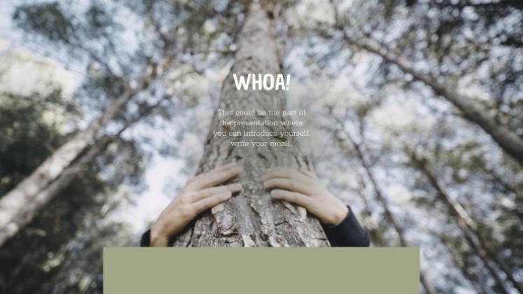 CSR Report presentation template 