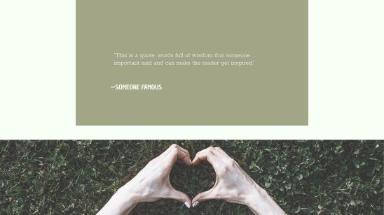 CSR Report presentation template 