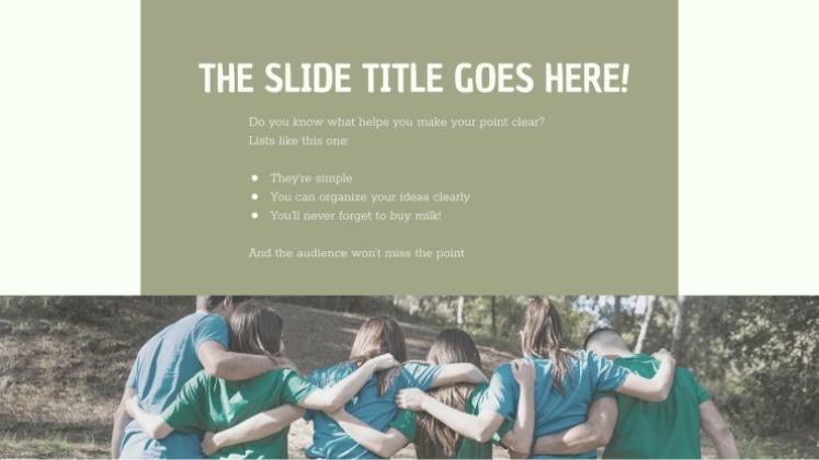 CSR Report presentation template 