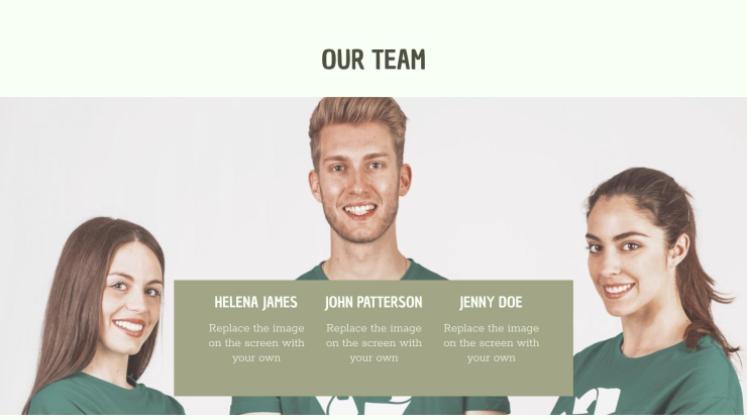 CSR Report presentation template 