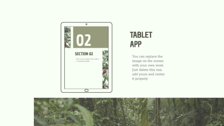 CSR Report presentation template 