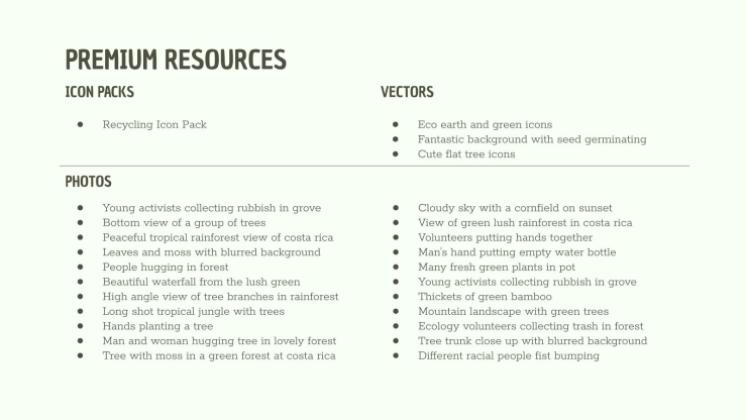 CSR Report presentation template 