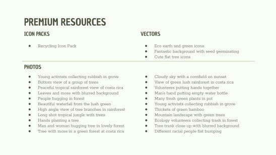 CSR Report presentation template 