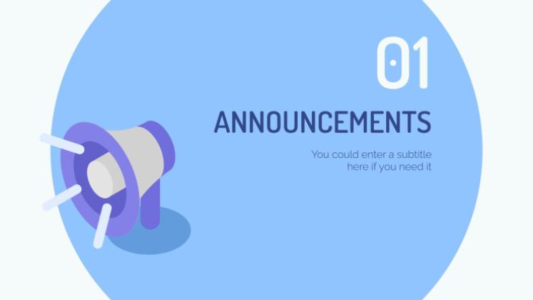 College-Newsletter Präsentationsvorlage