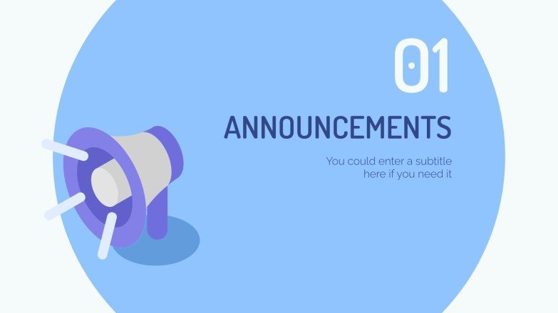 College-Newsletter Präsentationsvorlage