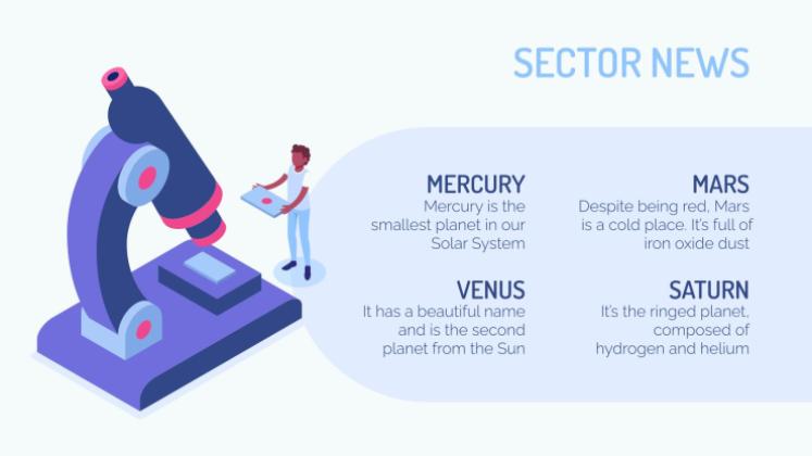 College-Newsletter Präsentationsvorlage