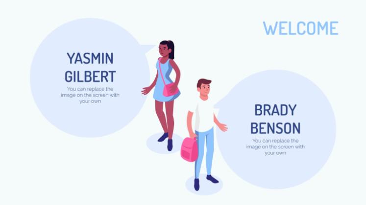 College-Newsletter Präsentationsvorlage