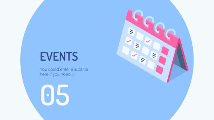 College-Newsletter Präsentationsvorlage