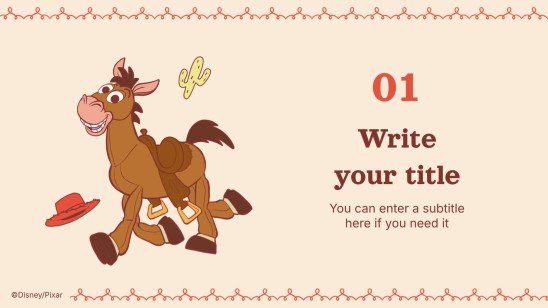 Plantilla de presentación Toy Story