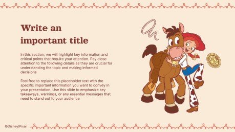 Plantilla de presentación Toy Story