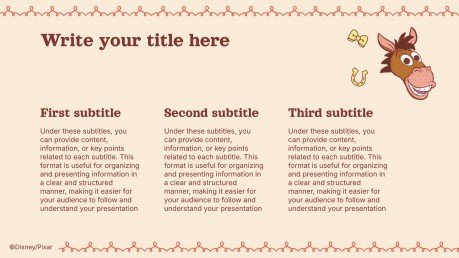 Plantilla de presentación Toy Story