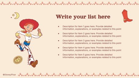 Plantilla de presentación Toy Story