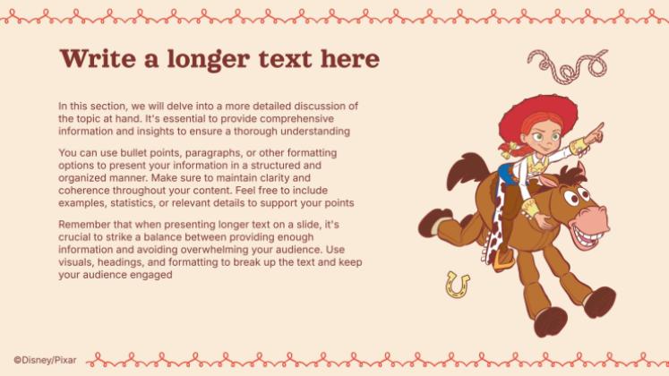 Plantilla de presentación Toy Story