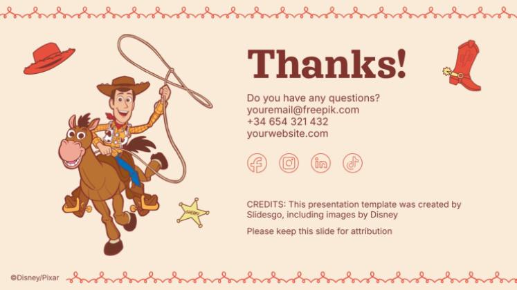 Plantilla de presentación Toy Story