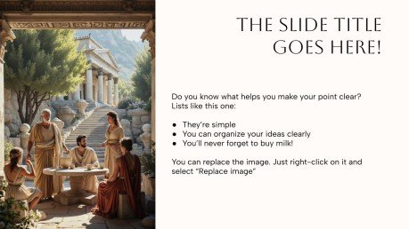 고대 그리스를 발견하세요 프레젠테이션 템플릿