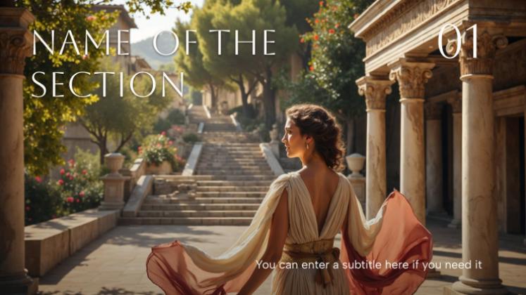 고대 그리스를 발견하세요 프레젠테이션 템플릿