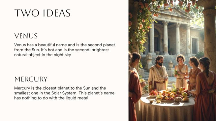 고대 그리스를 발견하세요 프레젠테이션 템플릿