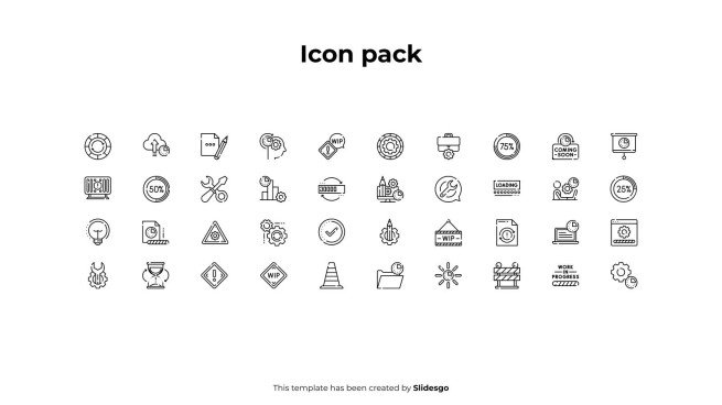 워크플로 인포그래픽 프레젠테이션 템플릿