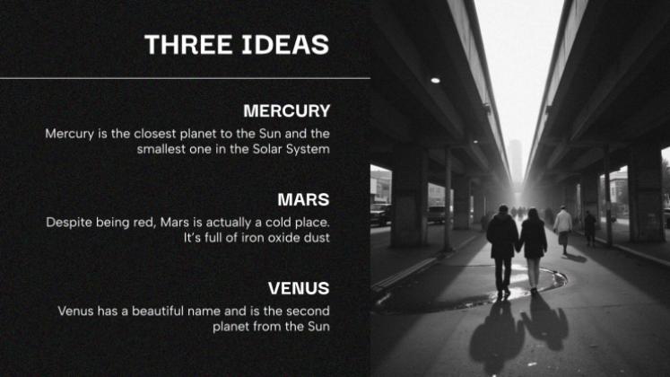 다크 모드 프레젠테이션 템플릿