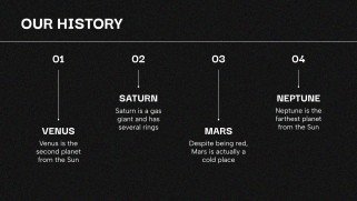 다크 모드 프레젠테이션 템플릿
