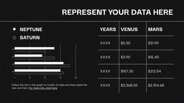다크 모드 프레젠테이션 템플릿