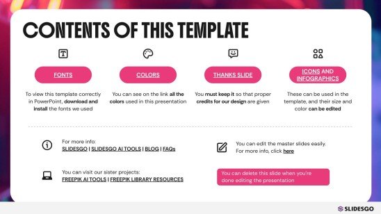 Asiatisches Streetfood Präsentationsvorlage