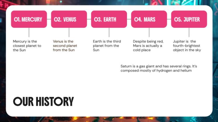 Asiatisches Streetfood Präsentationsvorlage