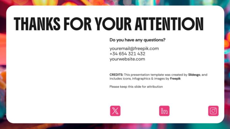 Asiatisches Streetfood Präsentationsvorlage