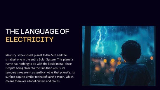 Electric Fields in Physics presentation template 