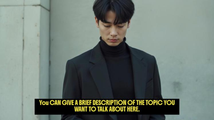 Fettgedruckte Typografie Präsentationsvorlage