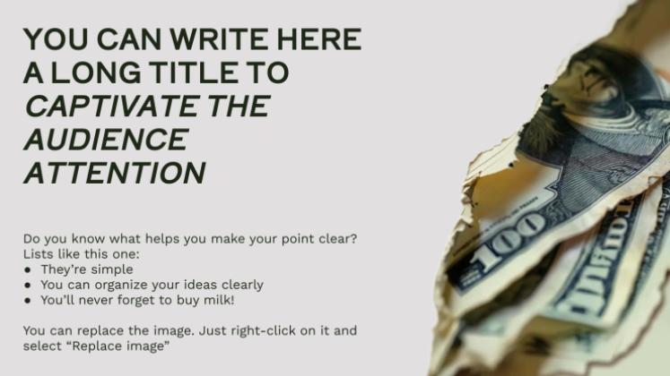 Plantilla de presentación Celebrando el Día Nacional del Dólar