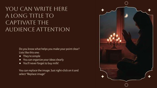 이슬람 역사 프레젠테이션 템플릿