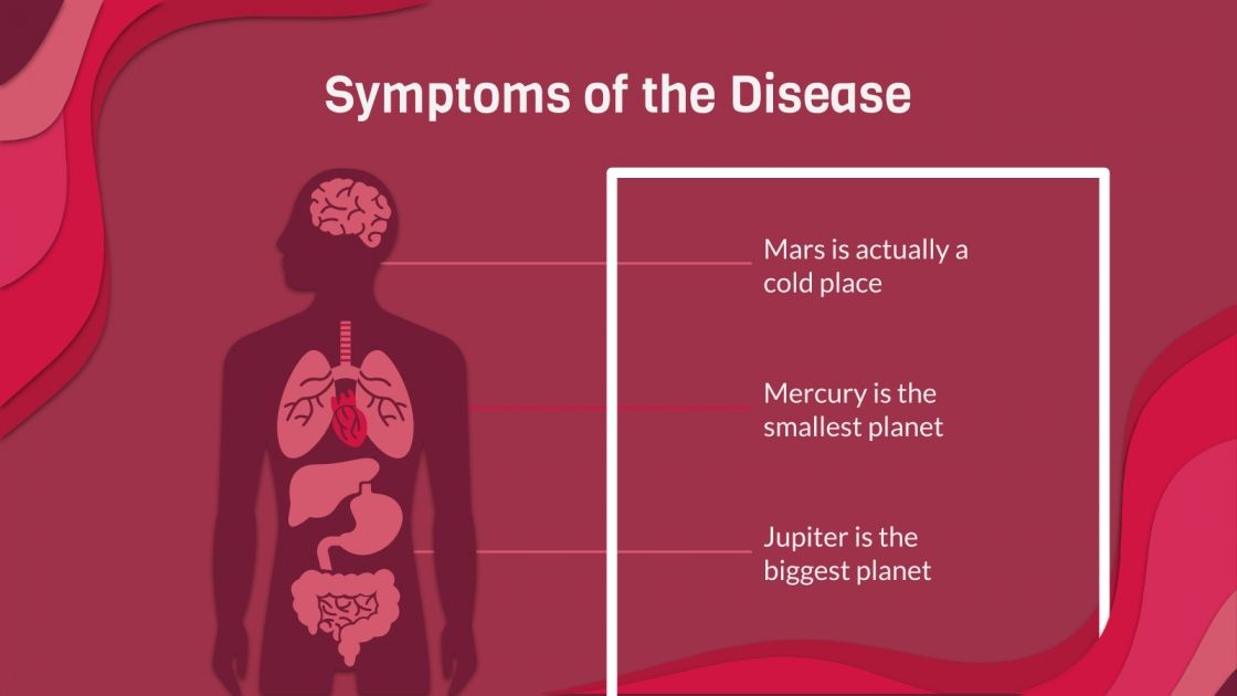 Simple Red Disease Google Slides theme and PPT template