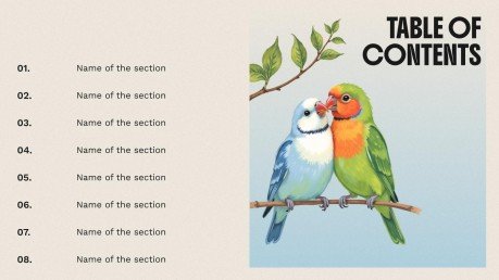 The World of Birds presentation template 