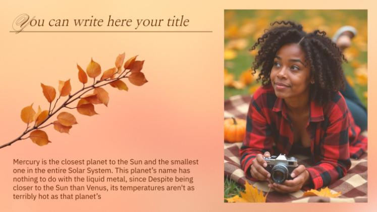 Happy Fall presentation template 